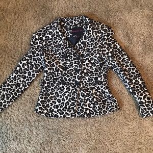 Cheetah Print Coat